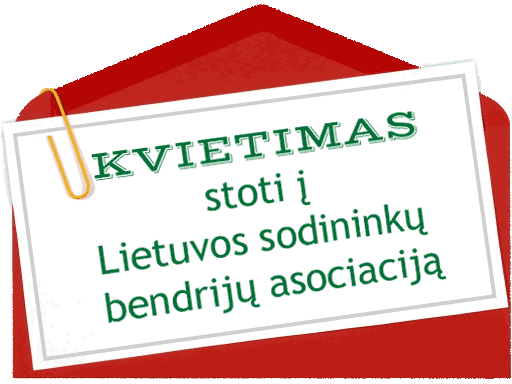 Kvietimas stoti į Lietuvos sodininkų bendrijų asociaciją