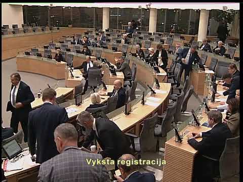 2019-11-14 Seimo vakarinis posėdis Nr. 348